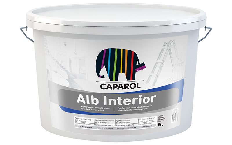 Caparol_Alb_Interior_15L Vopsea lavabila alba Caparol Alb Interior
