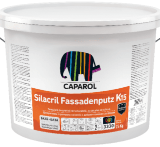 Tencuiala decorativa Caparol Silacril Fassadenputz K15