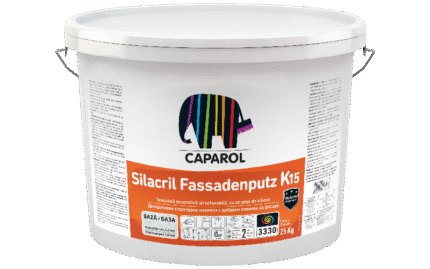 Tencuiala decorativa Caparol Silacril Fassadenputz K15